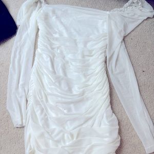 White formal SHEIN dress